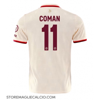 Bayern Munich Kingsley Coman #11 Maglia Gara Terza Repliche 2024-25